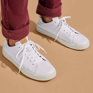 Olukai Lae‘ahi Lī ‘Ili Men’s Lace Up Waterproof Leather Shoes